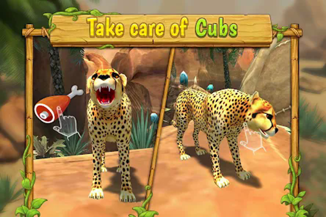 Cheetah Family Animal Sim Image