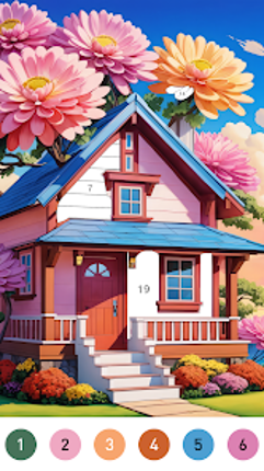 Fairytale Color by number game Image