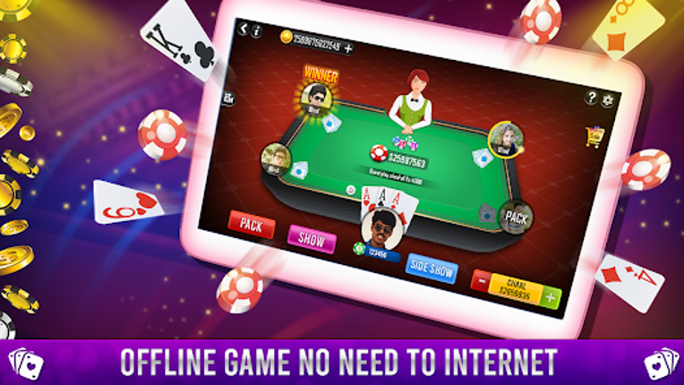Teenpatti Indian poker 3 patti screenshot