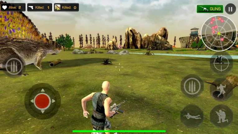 Modern Strike : Dino War Hunt screenshot