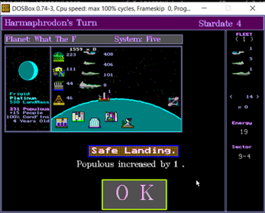 Galaktikon 1995 screenshot