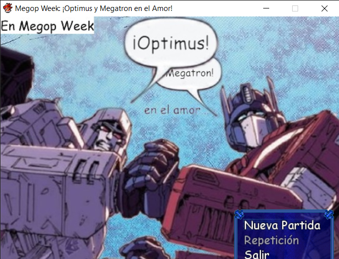 Games like Megop Week: Megatron y Optimus prime en el amor