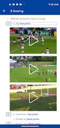 Laws of Rugby screenshot