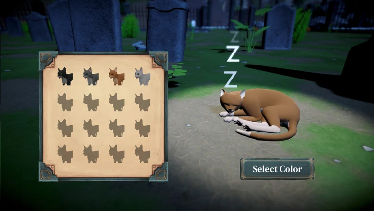 Graveyard Cat Image