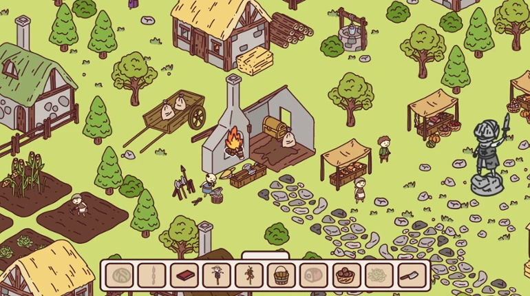Hidden Doodles: Medieval Town screenshot