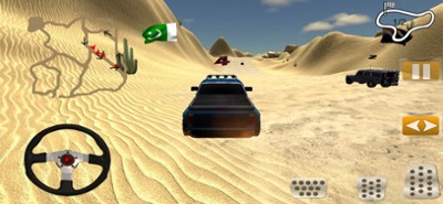 Jeep Rally In Desert Image