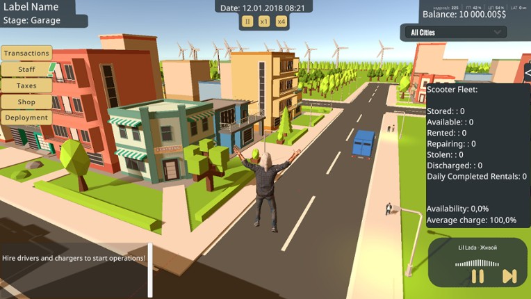Kicksharing Tycoon screenshot