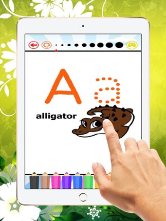 Learn ABC Free: Education To Write Alphabet, Numbers and English Words screenshot