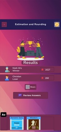 Mathematics Knowledge Quiz Image