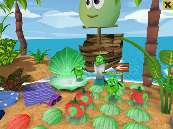 Roll in Veggie Ludo Land screenshot