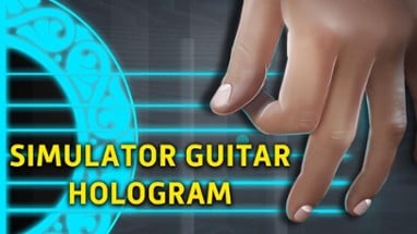 Simulator Guitar Hologram Image