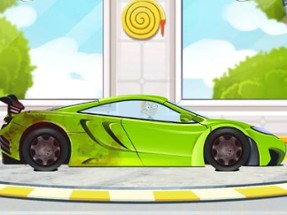 Sports Car Wash 2D Image