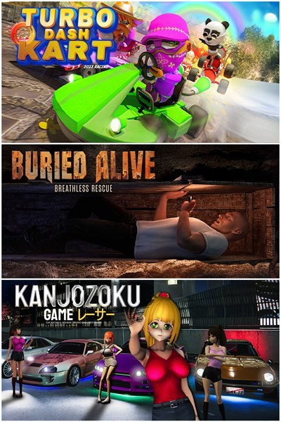 Games like Turbo Dash Kart & Buried Alive & Kanjozoku Game