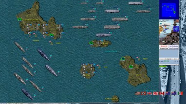 Battleships and Carriers - WW2 Battleship Game Image