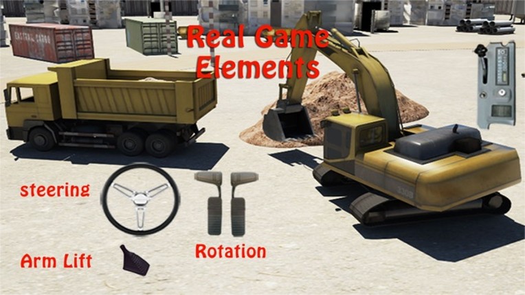 Excavator Simulator 3D - Drive Heavy Construction Crane A real parking simulation game screenshot