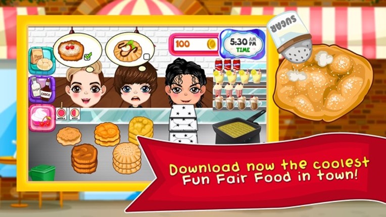 Fair Food Cooking Maker Dash - Dessert Restaurant Story Shop, Bake, Make Candy Games for Kids screenshot