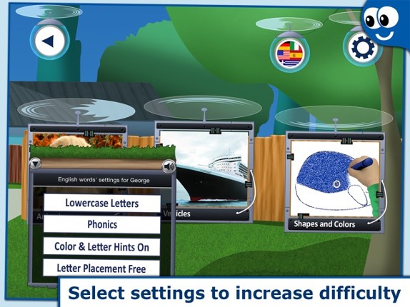 Flying First Words for Kids and Toddlers Free: Preschool learning reading through letter recognition and spelling Image