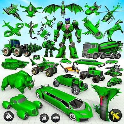 Army Robot Car Game:Robot Game Image