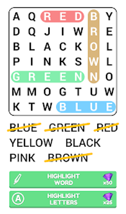 Word Search Puzzle Game screenshot