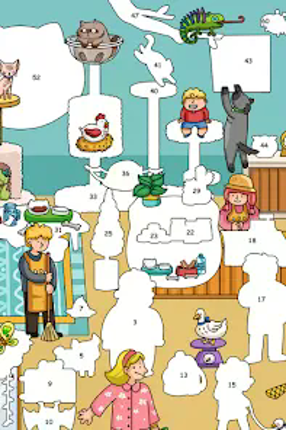 Sticker Puzzle: Colorful Book screenshot