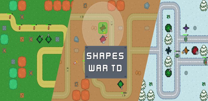 Shapes War TD Game Cover