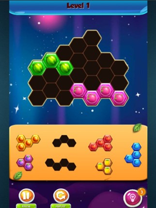 Hex fruit candy block : Hexa puzzle blast screenshot