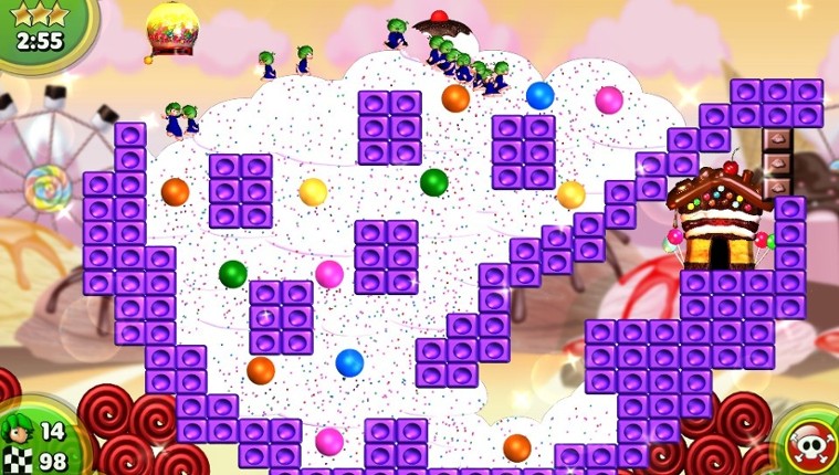 Lemmings Touch screenshot