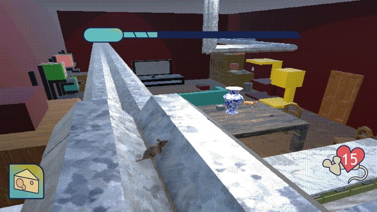 Low Poly Mouse Game screenshot