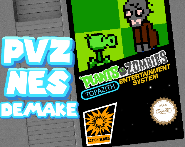 Games like Plants Vs Zombies NES Demake
