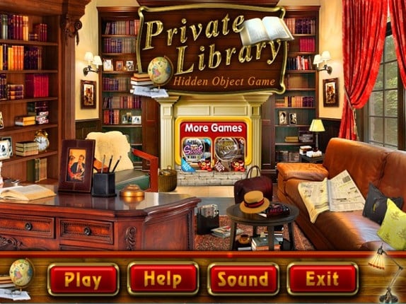 Private Library Hidden Objects Image