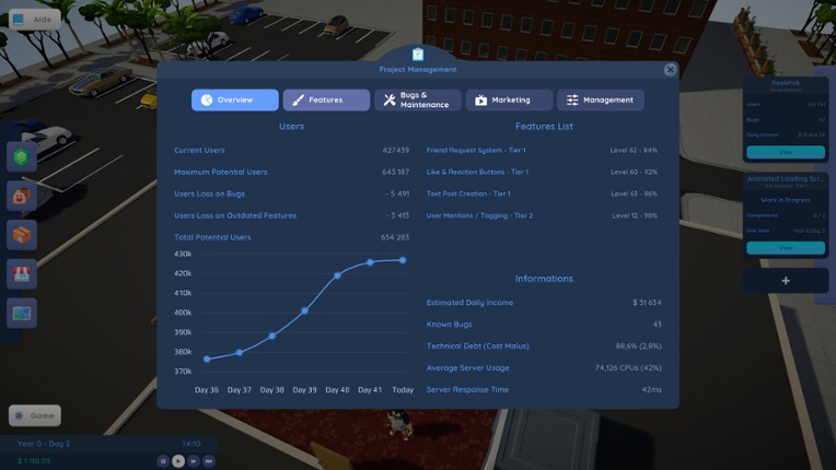 Software CEO screenshot