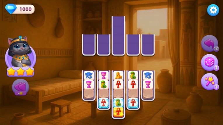 Sort Pawzzle: Paws of Pharaoh screenshot