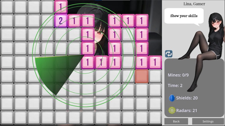 Anime Minesweeper screenshot