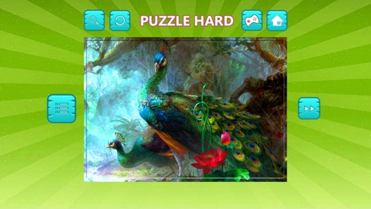 Bird Jigsaw Easy and Hard - Learn Puzzles For Kids screenshot