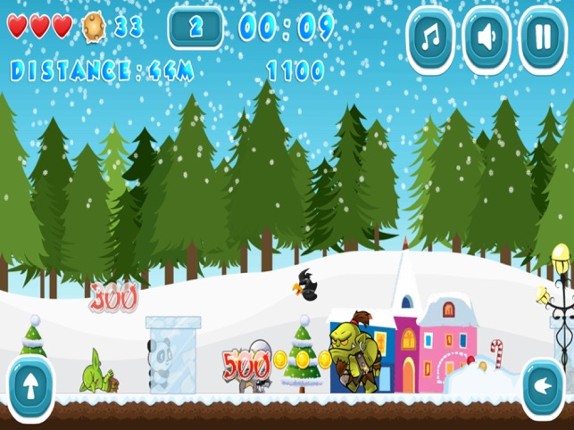 Christmas Panda Run Legend Image