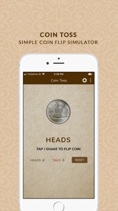 Coin Toss - Simple Coin Flip screenshot
