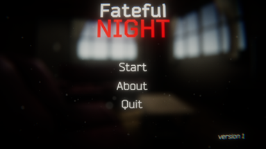 "Fateful night" - Psychological 3d horror game Image