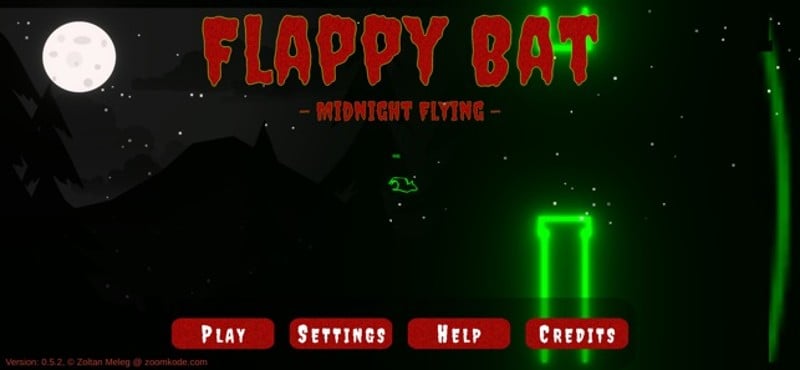 Flappy Bat - Midnight Flying screenshot