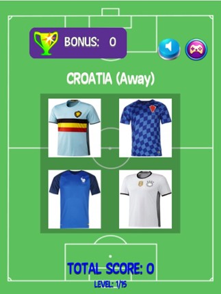 Football Euro 2016 Jersey Quiz - Guess Men Player Shirts And Badge For Soccer Sport Teams Image