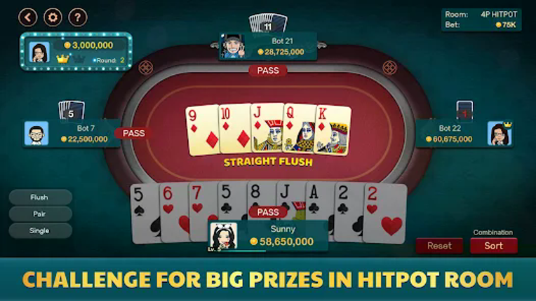 Big 2 Offline - Pusoy Dos screenshot