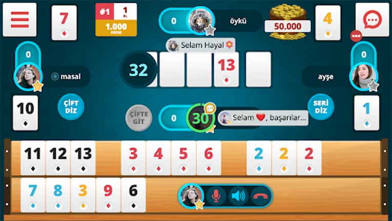 Okey Online screenshot