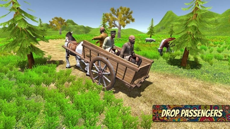 Horse Simulator Village Cargo Transport 2017 screenshot
