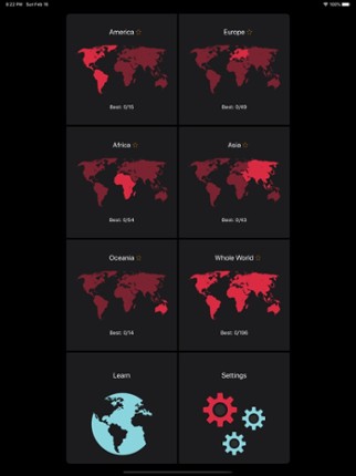 Maps and Countries screenshot