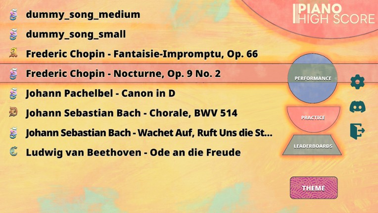 Piano High Score screenshot