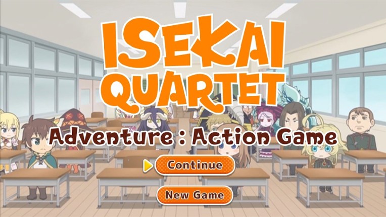 Pixel Game Maker Series ISEKAI QUARTET Adventure Action Game screenshot