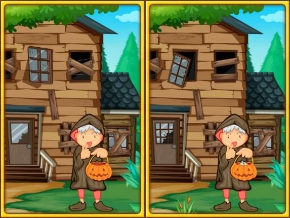 Spot The Differences Halloween Game Cover