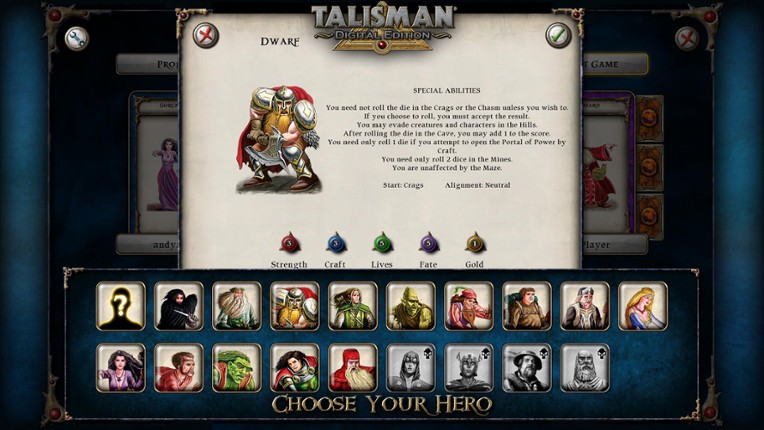 Talisman screenshot