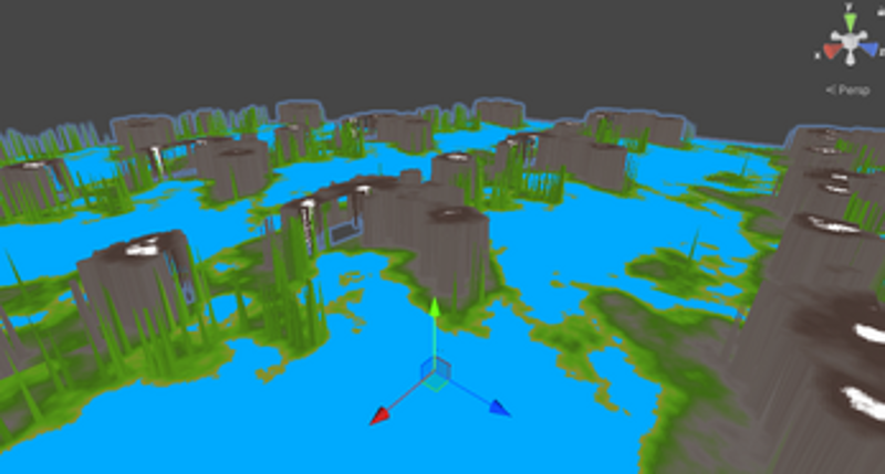 [Unity]FBMNoise Terrain screenshot