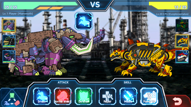 Dino Robot Battle Field: War screenshot