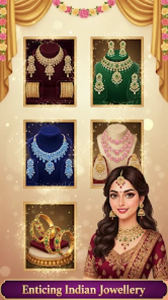 Indian Wedding Makeup Dress Up screenshot